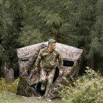 GearOZ Portable See-Through Hunting Blind for 2-3