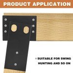 Heavy-Duty Metal Deer Blind Bracket Set - 4 Pack