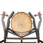 Guide Gear 15’ Single Shot Single Person Ladder Tree Stand with Grip Jaw System; Portable, Hunting Deer Season