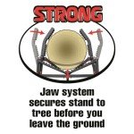 Guide Gear 15’ Single Shot Single Person Ladder Tree Stand with Grip Jaw System; Portable, Hunting Deer Season