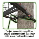 Guide Gear 15’ Single Shot Single Person Ladder Tree Stand with Grip Jaw System; Portable, Hunting Deer Season
