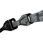 Hawk Combat Heavy Duty Hunting Tree Stand with Full Body Safety Harness, Fold Up Steps and Set of 3 Helium Climbing Sticks, Black