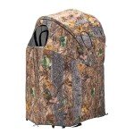 Lightweight Portable Hunting Chair with One-Way Camouflage