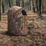 Lightweight Portable Hunting Chair with One-Way Camouflage