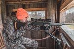 Lightweight Box Blind Shooting Rest with Gun Clamp