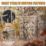 HUNT MONSTER Pop-Up Ground Blind for 1-3 People