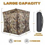HUNT MONSTER Pop-Up Ground Blind for 1-3 People