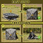 YOLENY Portable 360° Hunting Blind for 2-3 People