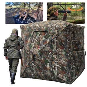 FUNHORUN Pop-Up Hunting Blind with Ground Mat