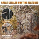 ShedOFF 1-3 Person Camo Pop-Up Hunting Blind