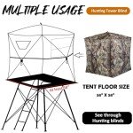 ShedOFF 1-3 Person Camo Pop-Up Hunting Blind