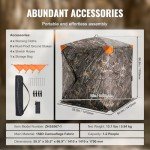 VEVOR 270° See-Through Ground Hunting Blind