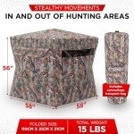 Camouflage Pop-Up Hunting Blind for 2-3 People