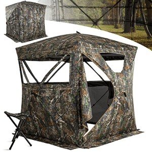Lenotos 270° See-Through Hunting Blind with Chair