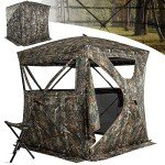 Lenotos 270° See-Through Hunting Blind with Chair