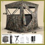 Lenotos 270° See-Through Hunting Blind with Chair