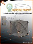 Portable See-Through Hunting Blind for 2-3 People