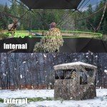 HUNTSEN 3-4 Person Portable Hunting Blind Tent