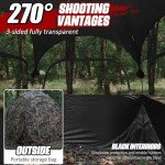 ShedOFF 1-Person 270° Camo Pop-Up Blind