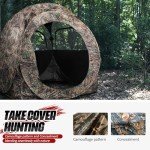 ShedOFF 1-Person 270° Camo Pop-Up Blind