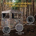 360-Degree See-Through Ground Blind for Hunting