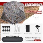 ShedOFF Portable 1-3 Person Hunting Blind with Chair