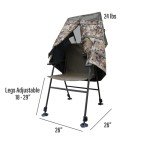 Momarsh Invisi Chair Blind for Waterfowl Hunting