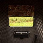 Banks Outdoors Blind Storage Wall Shelf with Rubber Lined Shelves and Stump Light for Banks Stump Blind, Hunting Gear, and Personal Belongings