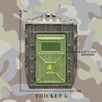 Outta Site Thicket 5-Sided Arctic Hunting Blind – 2-3 Persons Hard-Sided Ground Blind for Deer, Turkey Hunting – Oak