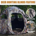 Monster 300° See-Through Hunting Blind for 1-3 People