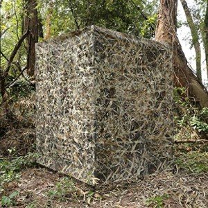 Adjustable Camouflage Ground Blind for Waterfowl Hunting