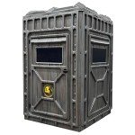 Outta Site Thicket 4-Sided Arctic Hunting Blind – 1-2 Persons Hard-Sided Ground Blind for Deer, Turkey Hunting – Oak