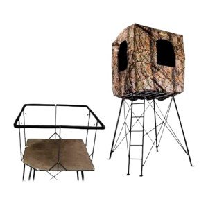 Muddy 12' Quad Pod Stand with Camo Blind