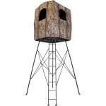 Muddy 12' Quad Pod Stand with Camo Blind
