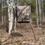 RuskBlinds 6ft Elevated Tripod Hunting Tower Blind