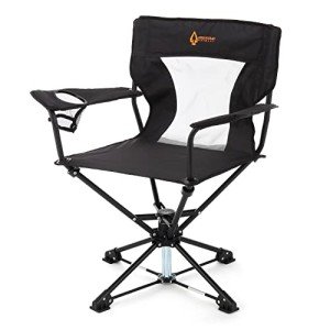 360° Swivel Hunting Chair with Armrests and Case