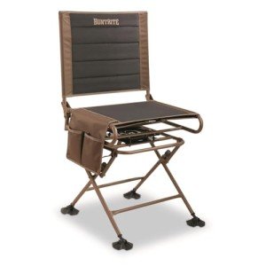 HUNTRITE Portable Swivel Hunting Chair with Cushion