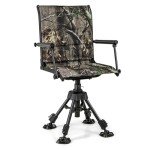 Tangkula 360-Degree Swivel Hunting Chair, Portable