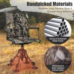 Tangkula 360-Degree Swivel Hunting Chair, Portable