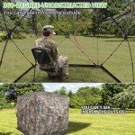 360 See-Through Camouflage Hunting Blind with Carry Bag