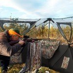 Tangkula Portable 2-Panel Stakeout Hunting Blind