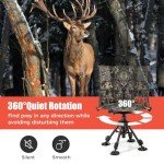 Tangkula 360-Degree Swivel Hunting Chair, Portable