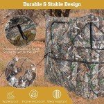 Tangkula Portable 2-Panel Stakeout Hunting Blind
