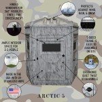 Outta Site 5-Sided Snow Camo Hunting Blind