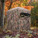 ITEFDTUTNE Portable Hunting Blind 270° See Through with Carrying Bag, 2-3 Person Pop Up Ground Blinds with Silent Magnetic Door & Sliding Windows, Resilience Hunting Tent for Deer & Turkey Hunting