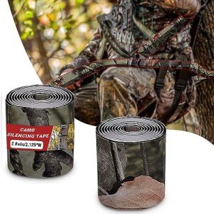 Camo Silencing Tape - 2 Rolls for Hunting Gear