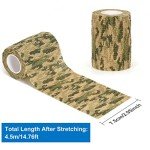 Grassland Camo Self-Adhesive Wrap - 6 Pack