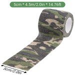 DROK Waterproof Camo Grip Tape - 4 Rolls