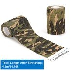 SEADESKY Jungle Camo Adhesive Wrap - 6 Pcs
