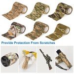 SEADESKY Jungle Camo Adhesive Wrap - 6 Pcs